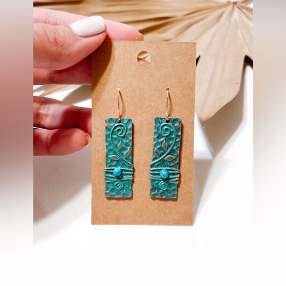 Boho statement earrings S298 - Picture 1 of 3